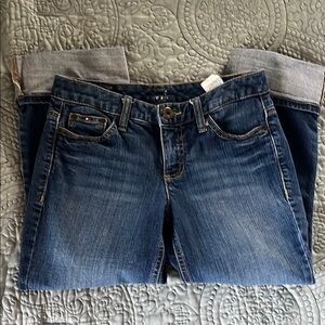 Tommy Hilfiger Blue Capri Jeans with Vintage Fading